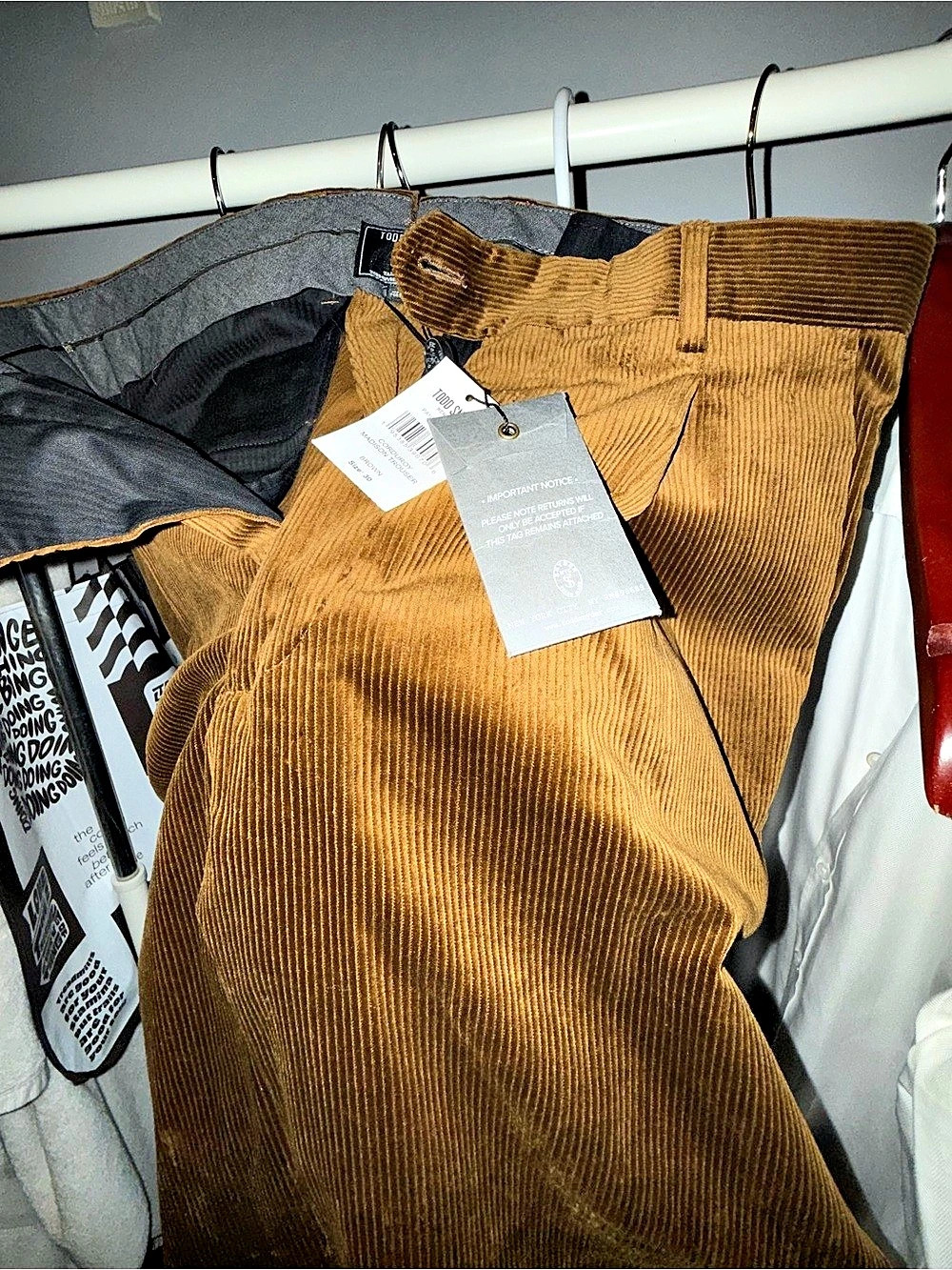 Todd Snyder Men's Corduroy pants Brown Size 30 NWT